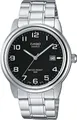 CASIO TIMELESS COLLECTION Quarzuhr MTP-1221A-1AVEG, Armbanduhr, Herrenuhr, Damenuhr, analog, Datum, Edelstahlarmband