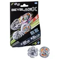 Hasbro Beyblade X Gill Shark 4-70O & Pearl Tiger 3-60U Dual Pack Set