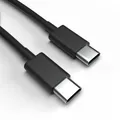 USB-C Ladekabel für Microsoft Surface Duo 2 Schwarz 2 m Handy Schnellladekabel Datenkabel