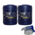 2x 20 L MANNOL Getriebeöl Hypoid Getriebeoel 80W-90 API GL4/GL 5 + Auslaufhahn