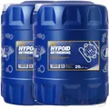 2x20 Liter GETRIEBEÖL MANNOL HYPOID 80W-90 API GL 4/5LS