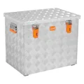 ALUBOX® R120 Riffelblech Alukiste Silber Transportbox Truckbox 62x42,5x52 cm