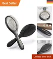 Ergonomische Bestool Haarbürste mit Metallborsten für langes Haar & Locken