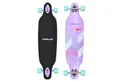 Apollo Longboard Twin Tip DT Longboard 38", aus Holz mehrlagig verleimt für Idealen Flex & Stabilität