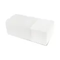 Quicky Papierhandtücher, 2-lagig, V-Falz, 22,7 x 21 cm, hochweiß HP-99060 , 1 Karton = 16 Bündel à 250 Blatt