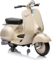 Kinder Elektroroller VESPA 150 VL1T Lizenziert mit 12V7A Akku+2 Motoren+Ledersitz