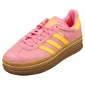 adidas Gazelle Bold Damen Pink Yellow Sneaker Mode - 37 1/3 EU