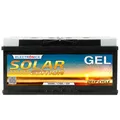 Electronicx Gel Solar Edition 12V 140Ah Deep Cycle Batterie 140 Ah Versorgungsbatterie - wartungsfrei, auslaufsicher - für Wohnmobil, Photovoltaik, Inselanlage, Solar - Maße: 393×175×190 mm kompakt