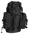 A. Blöchel Großer Bundeswehr Mountain Trekking Wander Rucksack 80+20 Liter (Schwarz)