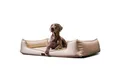tierlando® Tierbett Orthopädisches Hundebett GOOFY Kunstleder, Matratzenschoner inklusive