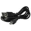 vhbw USB Kabel auf Micro-USB 1m schwarz kompatibel mit Nikon D5600