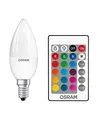 Osram Retrofit RGBW Lampen mit Fernbedienung LED Leuchtmittel, Sockel: E14, warmweiß, 2700 K, 9 W, entspricht 60 W, LED STAR MOTION SENSOR CLASSIC A, matt, Einzelpack
