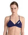 Arena Performance Team Solid Damen-Bikinioberteil für den Pool, Schnelltrocknendes Oberteil aus Arena Maxfit Eco-Gewebe mit Maximaler Chlor- und Salzwasserbeständigkeit, 50+ UV-Schutz