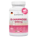 Bandini® D-Mannose 180 Kapseln 2000 mg rein, hochdosiert |  bei Blasenentzündung