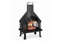 relaxdays Grillkamin Terrassenofen mit Grill