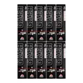 10x Black King Size Slim Papers extra fine inkl. Filtertips perforiert 10x34/...
