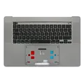 A2141 Topcase Tastatur mit Backlight für Apple MacBook Pro Retina 16" 2019 deutsch grau