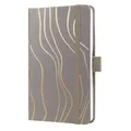 SIGEL J6350 Wochenkalender 2026 ca. A6, Mocca Meringue, Hardcover, Gummiband, Stiftschlaufe, Einstecktasche, 174 Seiten, vegan, Buchkalender, Terminplaner Kalenderbuch Jolie