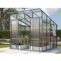 Vitavia Gewächshaus Playa 7600 Schwarz 7,6 m² inkl. Fundament