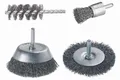 Wolfcraft Drahtbürsten-Set 6 mm 4-teilig  Drahtbürste