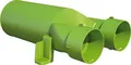 WOLF Anschlussteil DN125 75mm l=325mm 180G
