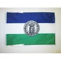 AZ FLAG - Flagge Königreich Von Araucanie Und Von Patagonie Mit Waffen - 45x30 cm Mit Kordel - Nueva Francia Fahne 30 x 45 Cm - Flaggen