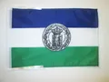 FLAGGE KÖNIGREICH VON ARAUCANIE UND VON PATAGONIE MIT WAFFEN 45x30cm mit kordel
