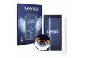 Savvies Displayschutzfolie Fullscreen Schutzfolie für Sony Xperia X Compact, 4 Stück, Displayschutz Folie Fullcover Klar Transparent