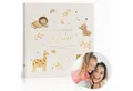 MeinBaby123® Tagebuch Deine ersten 10 Jahre Erinnerungsbuch Kindheit, Erinnerungsalbum, vergoldet, Geschenke zur Kinder Album Erinnerungsbuch