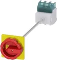 Siemens Haupt-/Not-Aus-Schalter 3LD2213-0TK53 | 3-polig | 32A | 11,5kW | IP65 | Boden-/Hutschienenbefestigung | rot/gelb