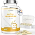 Alpha Liponsäure 200 Kapseln 600mg inclusive Pillenbox 6-7 Monatsvorrat