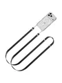 Spigen Crossbody Lanyard Strap (Strap 1P + Connector 2P) DA30L - black - iPhone 17 Lanyard Case
