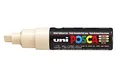 Uni Posca Marker PC-8K Glas Stift Breite Meißelspitze 8.00mm Biege