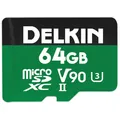Delkin POWER microSD 64GB UHS-II V90 DDMSDG200064