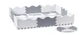 Woodyland Lernspielzeug 91652 - 34 tlg Puzzle- + Spielmatte mit Tiermotiven + Kantenteile (34-St)