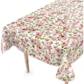 ANRO Tischdecke Wachstuchtischdecke Gartentischdecke Wachstischdecke (Einzelstück 1-tlg), Glatt 140x140cm wasserabweisend mit Saum rot Eckig | 140 cm x 140 cm x 0.25 mm