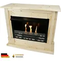 Gelkamin Ethanolkamin Kamin Modell Emily Premium Royal Natur - Schwarz/Rot/Braun/Weiß