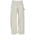 Guru-Shop Relaxhose Yogahose aus Bio-Baumwolle, Pluderhose - sand alternative Bekleidung weiß S