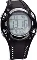 Eurotime Funk Armbanduhr 1681987 (Ø x H) 40 mm x 16 mm Schwarz/Silber Gehäusematerial=Kunststoff Material (Armband)=Kun