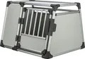 TRIXIE Transportbox, Aluminium - hellgrau/silber - 90 × 64 × 78 cm