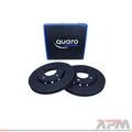 2x Quaro QD5953HC Bremsscheibe für Skoda Citigo NF1 Seat Mii KE1 KF1 VW Load UP