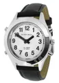 Marschall ♀ TALKING WATCH > Damenuhr Ø 34mm | 3 Alarmtöne | Lederband