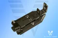 Schlossriegel Edelstahl 1.4301 mit angebundener Schlaufe 120 mm