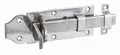 Alberts Schlossriegel, Edelstahl, Platte 120 x 45 mm