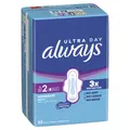 Procter & Gamble Service GmbH Always Ultra Long Damenbinden, Größe 2, Binden mit saugfähiger und weicher Oberfläche, 1 Karton = 3 Packungen à 32 Stück 8006540546178
