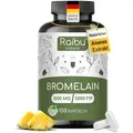 Bromelain Kapseln Hochdosiert 500 mg, 150 Kapseln - RAIBU