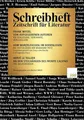 Frank Witzel: Von aufgegebenen Autoren. 100 Vergessene, Verkannte, Verschollene / Vom Wurzelfassen im Bodenlosen: Die Textgelände der Marianne Fritz / ... (Schreibheft: Zeitschrift für Literatur)