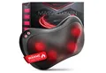 Wellax Nacken-Massagegerät mit Wärmefunktion - Massagekissen für Nacken und Schulter, 360° Shiatsu-Massage, 3 Geschwindigkeitsstufen inkl. Verlängerungsgurt