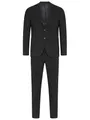 JEFF Herren JFLandon Anzug 2-teilig Sakko Hose Bundle | elastischer Herrenanzug Regular Fit für Männer Black, 48