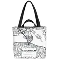 VOID Henkeltasche (1-tlg), Stockholm Karte landkarte stockholm schweden skandinavien Stadtkarte bunt